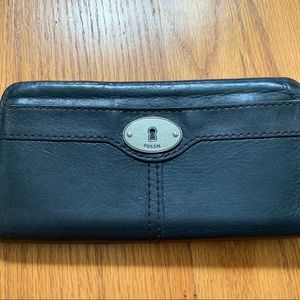 Fossil leather wallet